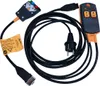 A collection of electrical cables and connectors for a Somfy product. Produktbild-Vorschau