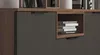 Buffet Alicante Commode 180x35x83cm noyer gris noir Voir les images du produit 5