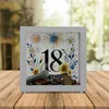 18. Geburtstag Rahmen Spardose aus Holz mit Spruch Happy Produktbild-Vorschau 2