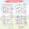 Prisma Fensteraufkleber, 4 Blatt Suncatcher Sticker, Produktbild-Vorschau 2