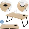 ML-Design Laptoptisch fürs Bett/Sofa, 60x40 cm, Holzoptik, Produktbild-Vorschau 4