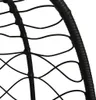 vidaXL Hängesessel mit Kissen Cremeweiß Poly Rattan & Stahl Produktbild-Vorschau 6