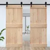 vidaXL Tür NARVIK 95 x 210 cm Massivkiefer (Unbehandelt) Produktbild-Vorschau 3