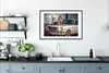 MuchoWow® Gerahmtes Poster Mustang - Auto - Oldtimer - Frau Produktbild-Vorschau 4