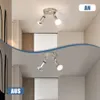 A split image showing a ceiling light fixture in two states: on and off, with labels indicating 'AN' (on) and 'AUS' (off). Produktbild-Vorschau
