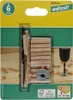 wolfcraft GmbH 1 Dübel-Set, Rund, Holz, 6 mm, 31 Stück(e) Produktbild-Vorschau 7