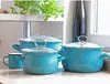 Belis Pot en émail avec couvercle en verre FLOWER 20 Voir les images du produit 7