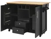Kücheninsel Buffetschrank 120x73x92cm Küchenwagen klappbare Produktbild-Vorschau 10