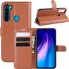 Xiaomi Redmi Note 8 Hülle - Coverup Klapphülle - Braun Produktbild-Vorschau 1