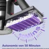 40000Pa Akku Staubsauger,520W/2200aMh/50 Min Staubsauger Produktbild-Vorschau 4