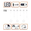 Tenda luminosa a LED bianca calda - 100 cm - Catena Anteprima dell’immagine prodotto 2