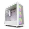 A white NZXT H7 Flow RGB Midi-Tower computer case is shown against a white background. Produktbild-Vorschau