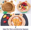 Kleine Fuchs bamboe kom voor kinderen, inclusief lepel - Productafbeelding-voorbeeld 6