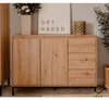 CALICOSY - Buffet 2 portes 3 tiroirs L120 cm PLOCK Voir les images du produit 2