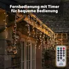 Salcar 10m 400 LED Lichterkette Eisregen LED Lichterkette Produktbild-Vorschau 2
