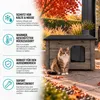 Katzenhaus XL Katzenhütte Katzenhöhle Outdoor draußen Produktbild-Vorschau 2