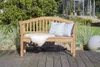 Gartenbank Wave Teak 120 cm Produktbild-Vorschau 5