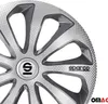 Coprimozzi Sparco 15 pollici Sicilia argento grigio Anteprima dell’immagine prodotto 7