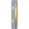 LEITZ Heftstreifen 35 x 158 mm Karton grau 25 Stück Produktbild-Vorschau 1