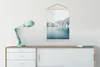 MuchoWow® Textilposter Winter - Wasser - Schnee 60x80 cm Produktbild-Vorschau 3