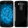PhoneNatic Case kompatibel mit LG V10 - schwarz Silikon Produktbild-Vorschau 1
