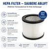 Aschesauger 20L Kaminsauger 1650W mit Dual-Filtersystem, Produktbild-Vorschau 8