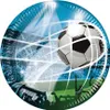 Papierteller „Soccer Fans“, 20 cm, 8 Stück Produktbild-Vorschau 1