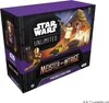 A Star Wars Unlimited Prerelease-Box with artwork featuring characters and vehicles from the Star Wars universe. Produktbild-Vorschau