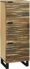 vidaXL Buffet haut brun 40 x 33 x 110 cm bois de manguier Voir les images du produit 4