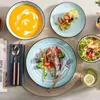 Eminent Tafelservice – 48-teilig – Keramik Blau – Essteller Produktbild-Vorschau 3