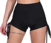 Damen Sport Shorts Hotpants kurz Radler Fitness; Schwarz Produktbild-Vorschau 3