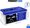 200Ah 12V LiFePO4 baterie lithiová baterie 2560Wh s BMS Náhled obrázku produktu 2