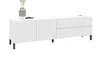 Sophia Lowboard 152 cm mit Metallfüßen weiß-matt Produktbild-Vorschau 2