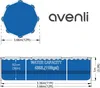 Rundpool Stahl Super Rattan AVENLI 366 x 100 cm Produktbild-Vorschau 3