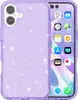 iPhone 17 Hülle - Coverup Glitzer TPU Back Cover - Violett Produktbild-Vorschau 1