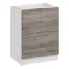 Roe Furniture | Küchenzeile - 280 cm - DunkelBraun (Sonoma) Produktbild-Vorschau 4