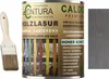 Contura Holzlasur Langzeitschutz Lasur + Pinsel Holz Außen Produktbild-Vorschau 1