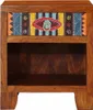 vidaXL Nachttisch 40x35x45 cm Massivholz Akazie Produktbild-Vorschau 1
