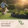 Floranica Bordura per Giardino in legno 10 x 200 cm Anteprima dell’immagine prodotto 6