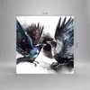 Bilder auf glas - Vogel Natur Feder - 70x70cm - Glasbilder Produktbild-Vorschau 3
