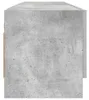 vidaXL Šatníková skriňa betónová sivá 70x32,5x35cm odvodený Náhľad obrázku produktu 5