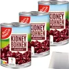 Gut & Günstig Kidneybohnen dunkelrot 3er Pack (3x400g Dose) Produktbild-Vorschau 1