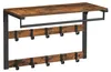 Relaxdays 4052025821005, Wandmontage, IJzer, 10 haken, Wit, Productafbeelding-voorbeeld 9
