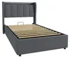 STILVORA Polsterbett 90 x 200 cm mit Metall-Holz-Rahmen, Produktbild-Vorschau 9