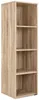 CASARIA® Libreria a 4 Scomparti 106x30x30cm Portata 40kg Anteprima dell’immagine prodotto 1