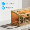 Klatka dla chomików WISFOR z oświetleniem LED, drewniana Podgląd zdjęcia produktu 3