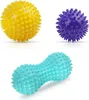 URAQT 3er Set Massagebälle Faszienball Igelball Spiked Produktbild-Vorschau 8