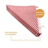 Spitztüten 100 Stück, rot-Weiß gestreift | Für 250 gr. Produktbild-Vorschau 3