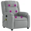 Massagesessel dkd-home-decor Hellgrau Stoff 77 x 95 x 99 cm Produktbild-Vorschau 1