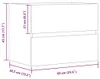 vidaXL Koupelnová skříňka Artisan dub 60x38,5x45 cm Náhled obrázku produktu 8